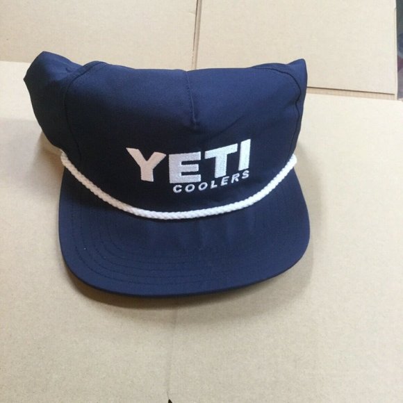 Yeti | Accessories | Nwt Yeti Coolers Adjustable Rope Boat Snapback Hat ...